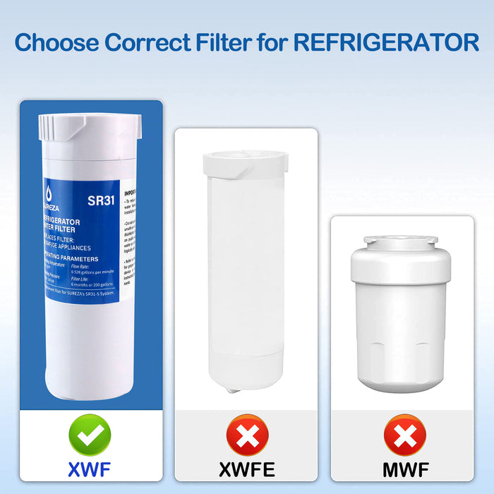 XWF Refrigerator Water Filter Replacement NSF Certificated