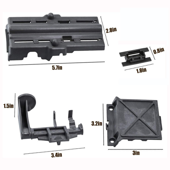 W10712395 Dishwasher Upper Rack Adjuster Replacement Kit