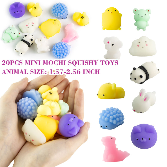 Mochi Animal Kawaii Mini Squishies Toys for Kids Party Favors