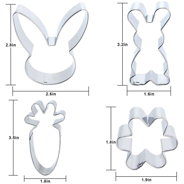 9-Piece Cookie Cutter Set for Holiday Party Supplies