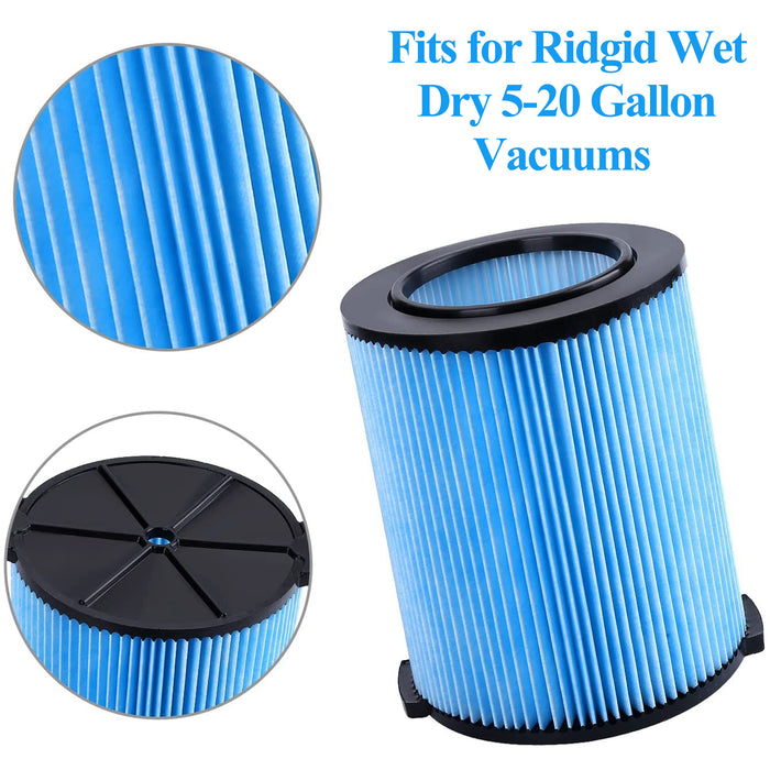 VF5000 Wet Dry Vacuum Filter for 72952 Vacuum Fit RV2400A WD06700