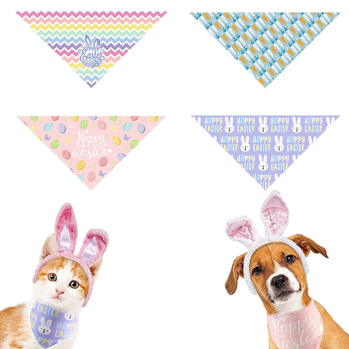 Triangle Dog Bandanas/Scarf for Small or Medium Size Dogs or Pets