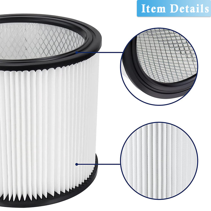 90304 HEPA Cartridge Filter for 9030400 5 Gallon Up Wet/Dry Vacuum