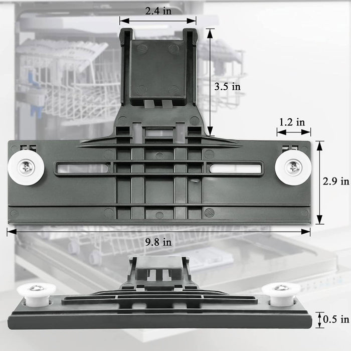 W10350375 Dishwasher Top Rack Adjuster W10250160 Arm Clip Lock W10508950 Slide Rail Stop Clip