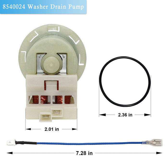 8540024 W10730972 Washer Drain Pump Replacement W10130913