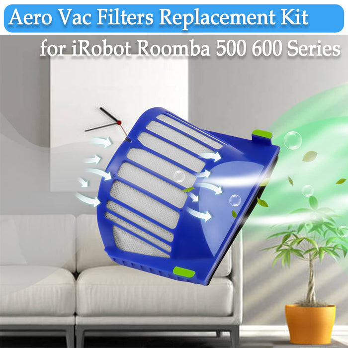 iRobot 600 Aero Vac Filters for iRobot Roomba 500 & 600 Series Vacuum Cleaner