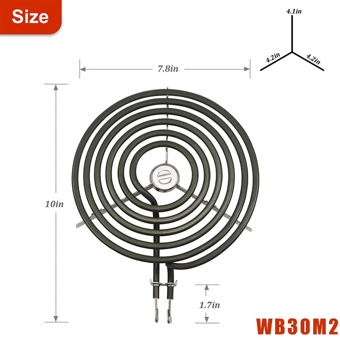 WB30M1 WB30M2 Electric Range Stove Surface Burner Element Kit