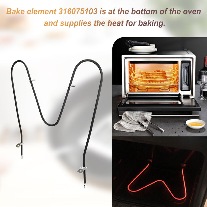 316075103 Oven Bake Element Heating Element for 316075104 316282600