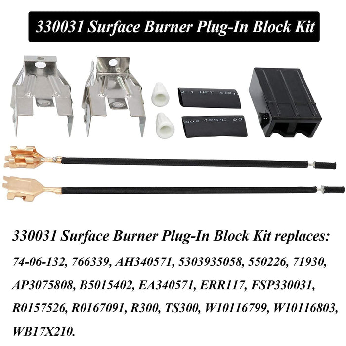 MP22YA Electric Range Burner Element Unit Set and 330031 Surface Element Kit
