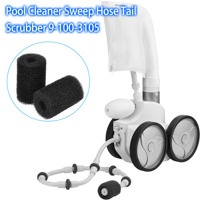 High Density Pool Cleaner Sweep Hose Tail Scrubber 9-100-3105