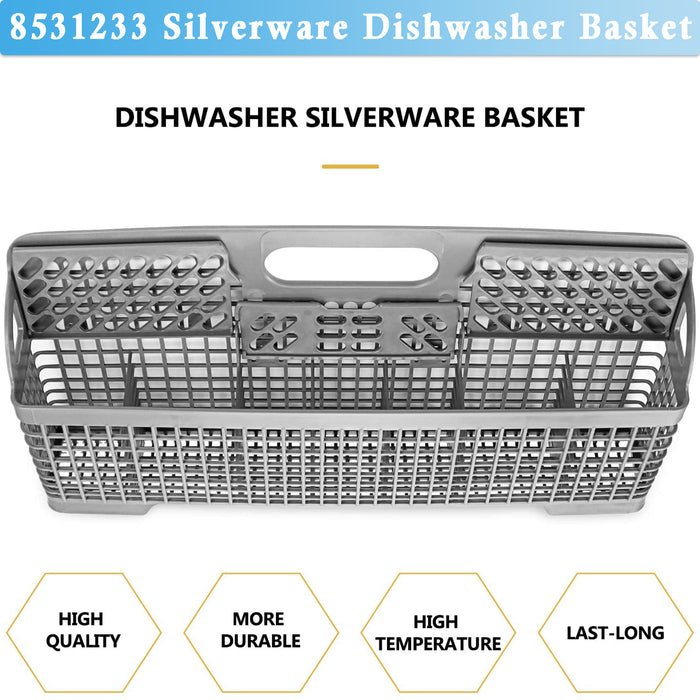 8531233 WP8562043 Dishwasher Silverware Basket Replacement