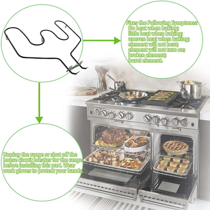 WB44T10011 Bake Heating Element Replacement