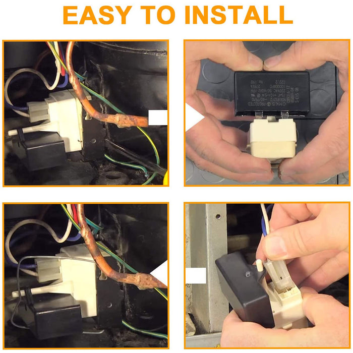 W10613606 Refrigerator Compressor Overload and Start Relay