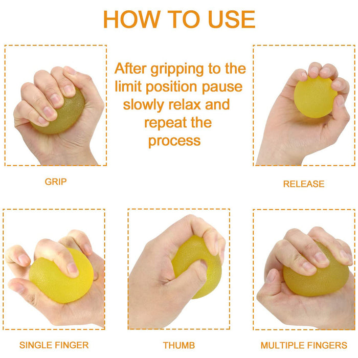 Elastic Stress Ball Squeeze Toy to Relieve Anxiety and Sensory Stress