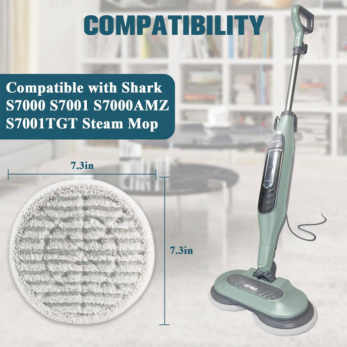 S7000 Steam Mop Replacement Pads for Shark S7000 Series