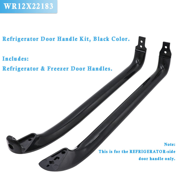 WR12X22183 Refrigerator Door Handle Set