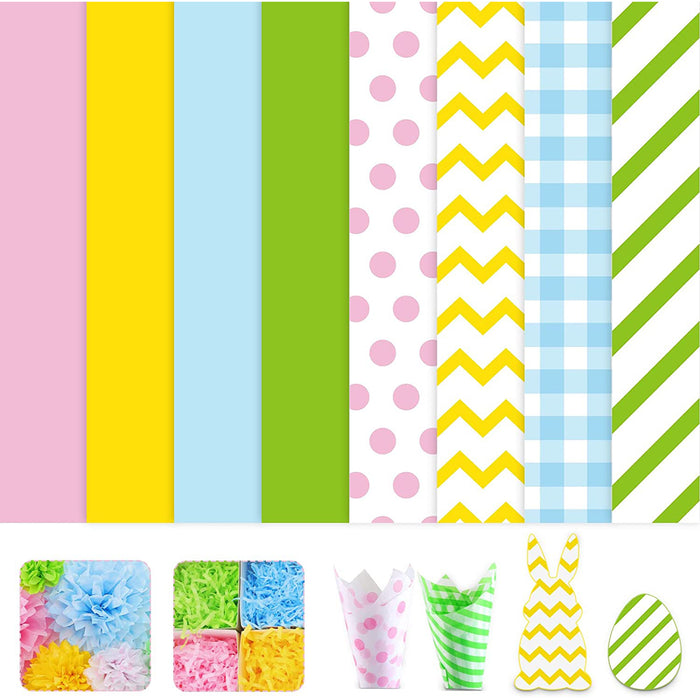 80pcs DIY Crafts Colorful Gift Wrapping Paper
