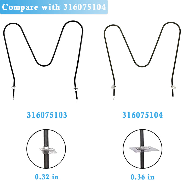 316075103 Oven Bake Element Heating Element for 316075104 316282600