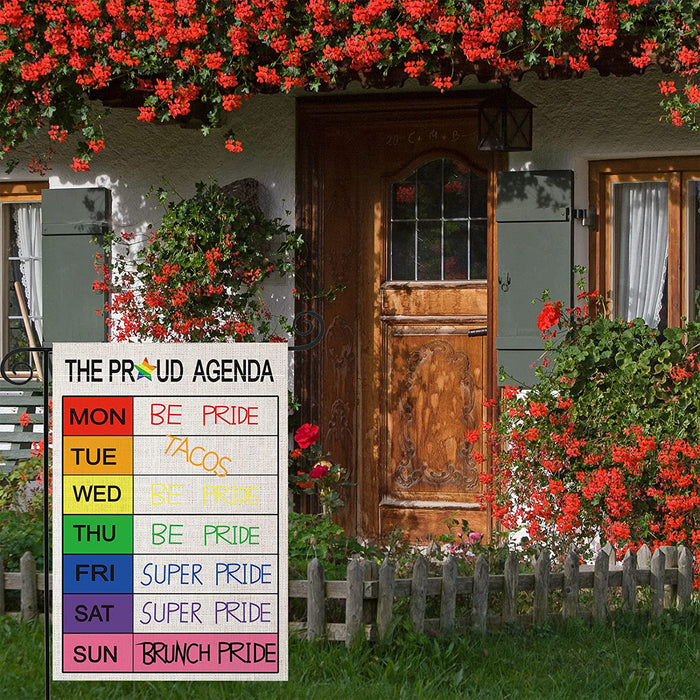 Gay Pride Flags for Decorate The Garden