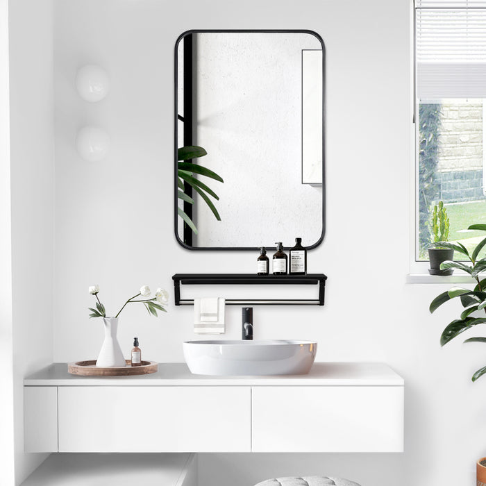 20" x 28" Rectangular Rounded Bathroom Mirror