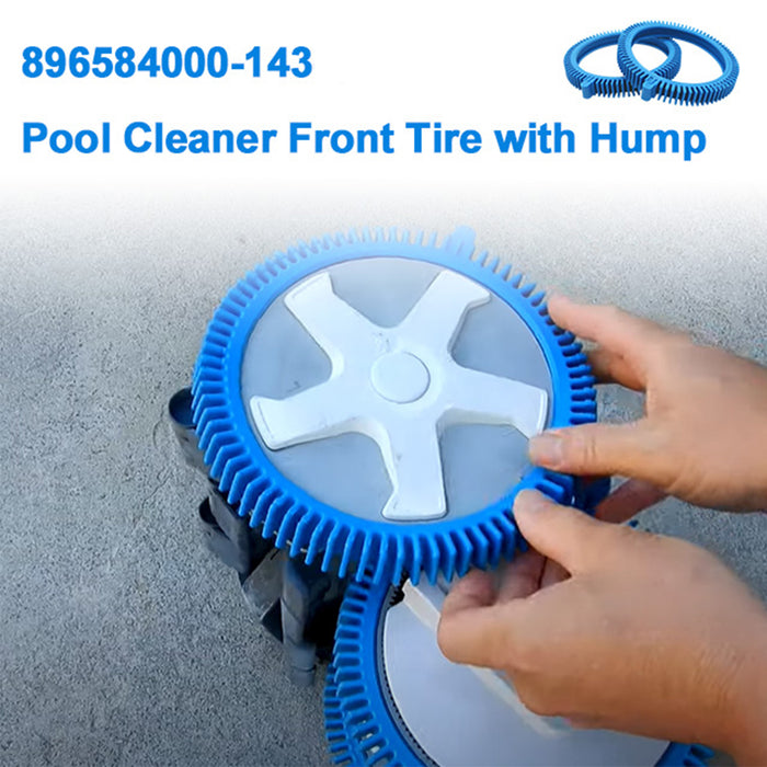Pool Cleaner 896584000-082 Standard Back Tire & 896584000-143 Front Tire for Haywood Poolvergnuegen