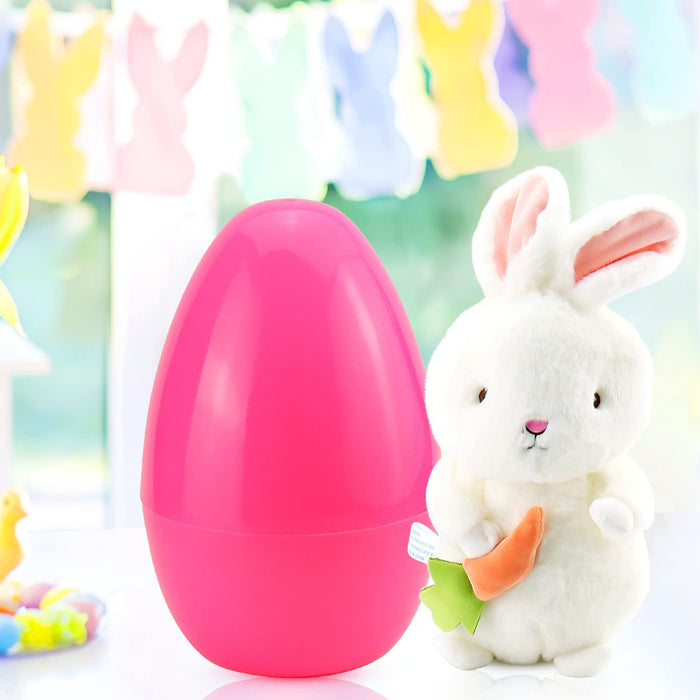 Easter Eggs Filled with Plush Bunny with Carrot