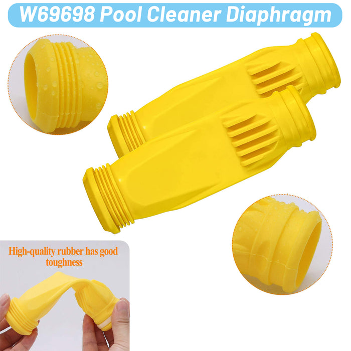 W70329 Pool Cleaner Finned Seal Disc W69698 Diaphragm W70327 Foot Pad Kit