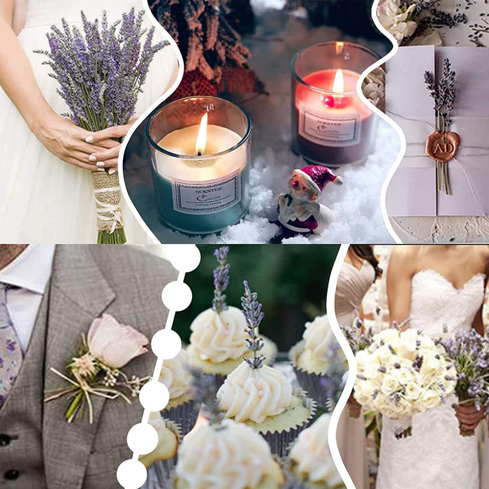 Natural Dried Lavender Flowers Bouquet for Home Decoration Wedding