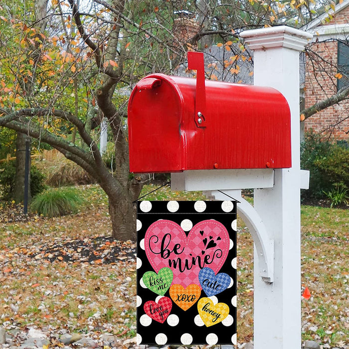 Heart Garden Flag for Yard Outside Decoration