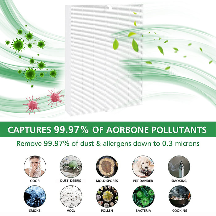 Winix 115115 Replacement Filter A (HEPA & Carbon) For C535, 5300-2, P300 Air Purifiers