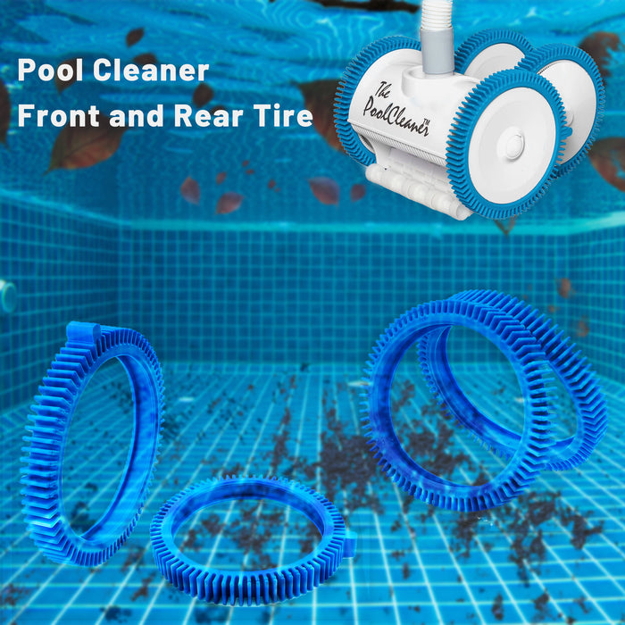 Pool Cleaner 896584000-082 Standard Back Tire & 896584000-143 Front Tire for Haywood Poolvergnuegen