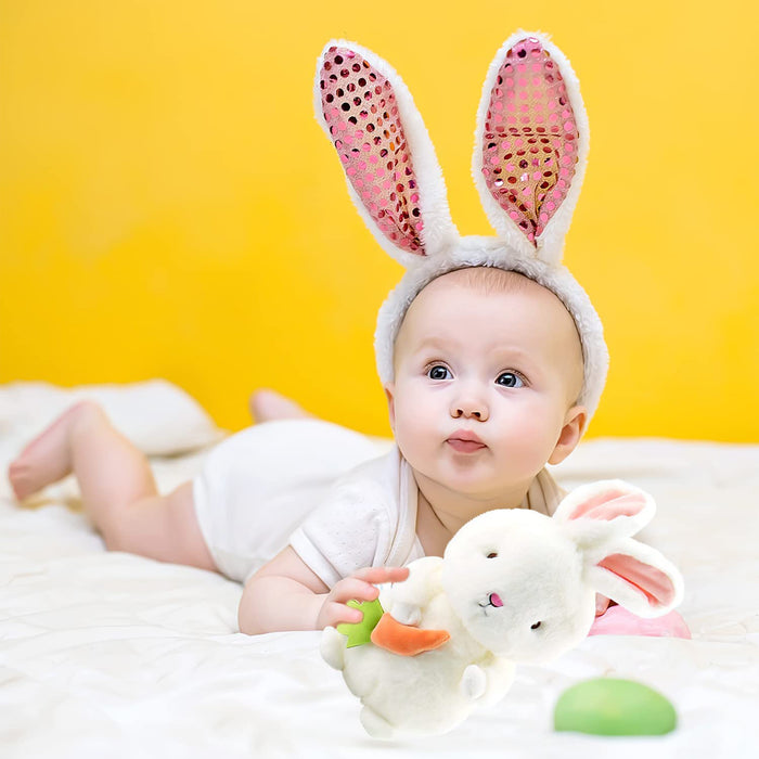 Easter Eggs Filled with Plush Bunny with Carrot