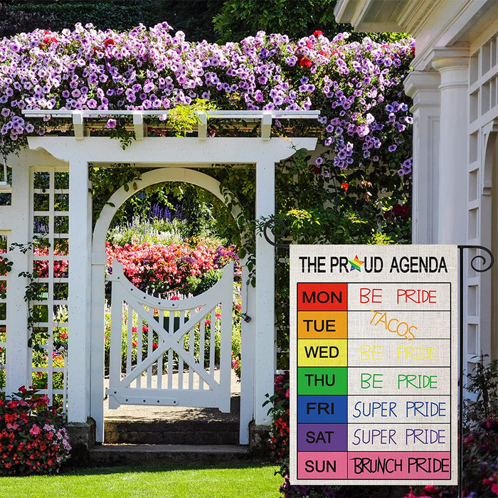 Gay Pride Flags for Decorate The Garden