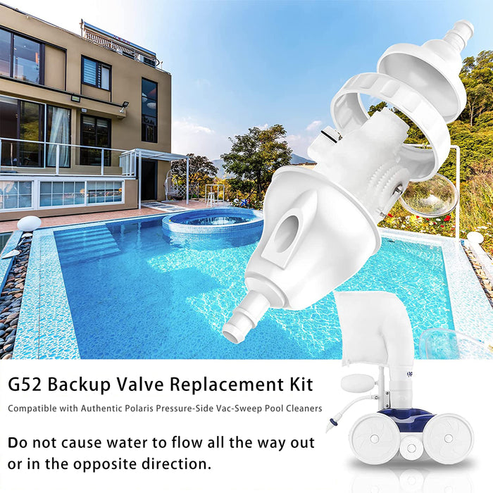 G52 Backup Valve Replacement Kit for Automatic Pressure-Side Pool Cleaner