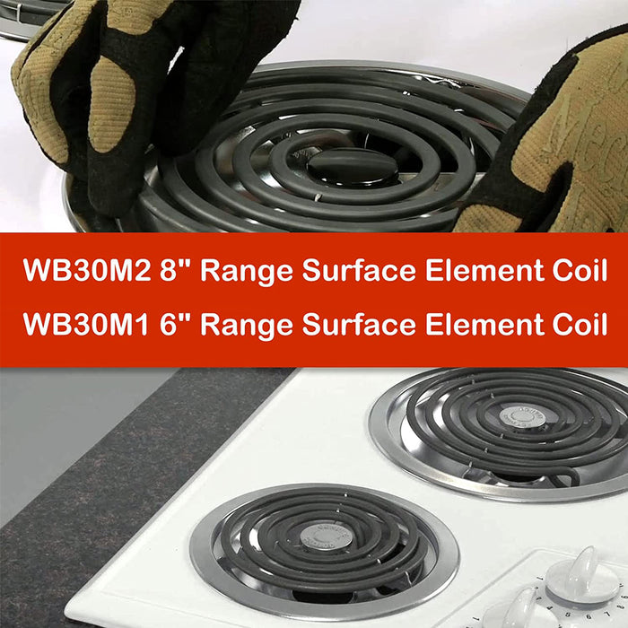 WB30M1 WB30M2 Electric Range Stove Surface Burner Element Kit