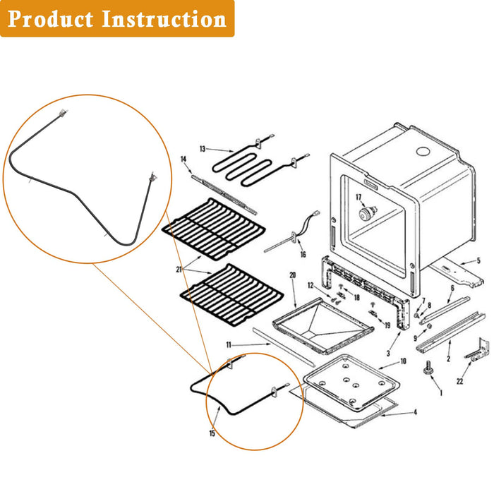 W10310274 Oven Bake Element Replacement