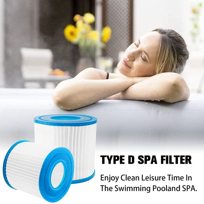 Summer Waves P57000102 Type D Replacement Pool And Spa Filter Cartridge