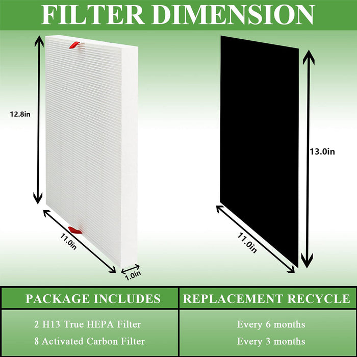 C545 True HEPA Filters for C545 Air Purifier S Filter