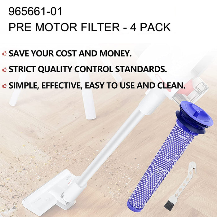 Replacement Pre-Filters for Dyson DC58 DC59 V6 V7 V8 Vacuum Cleaner