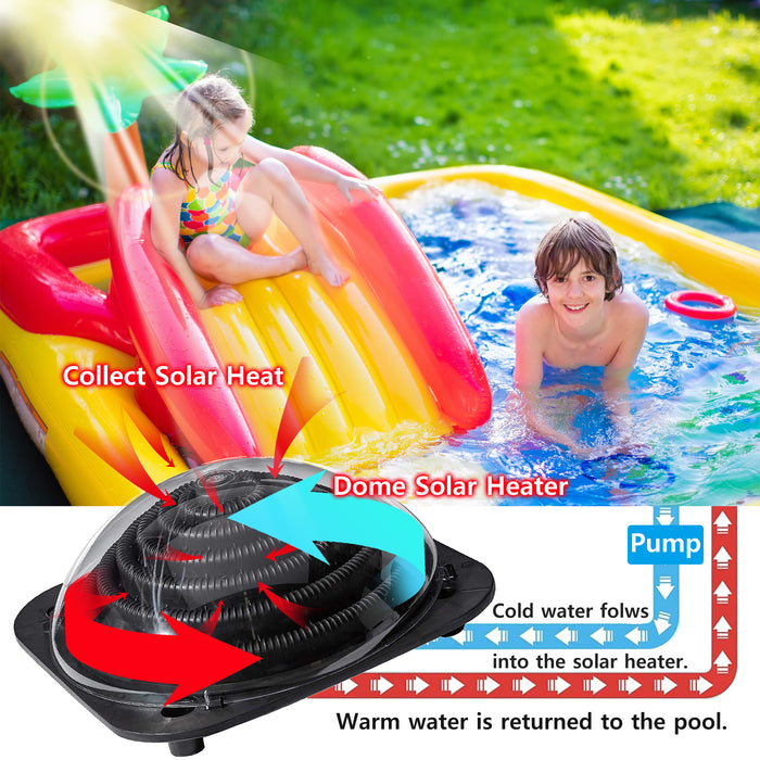 Solar Dome Heater for Above and below ground pool